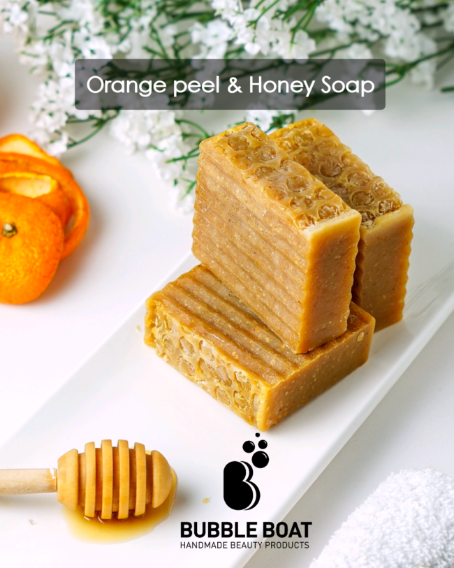 Orangepeel & Honey soap
